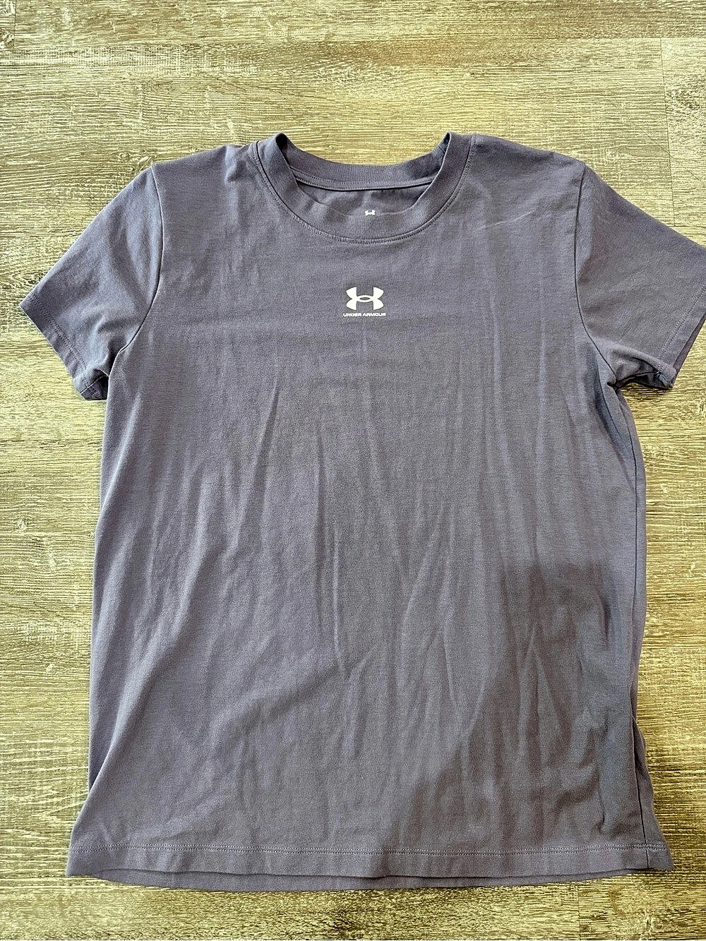 Under Armour Sportstyle Left Chest Short-Sleeve T-Shirt Purple Small
